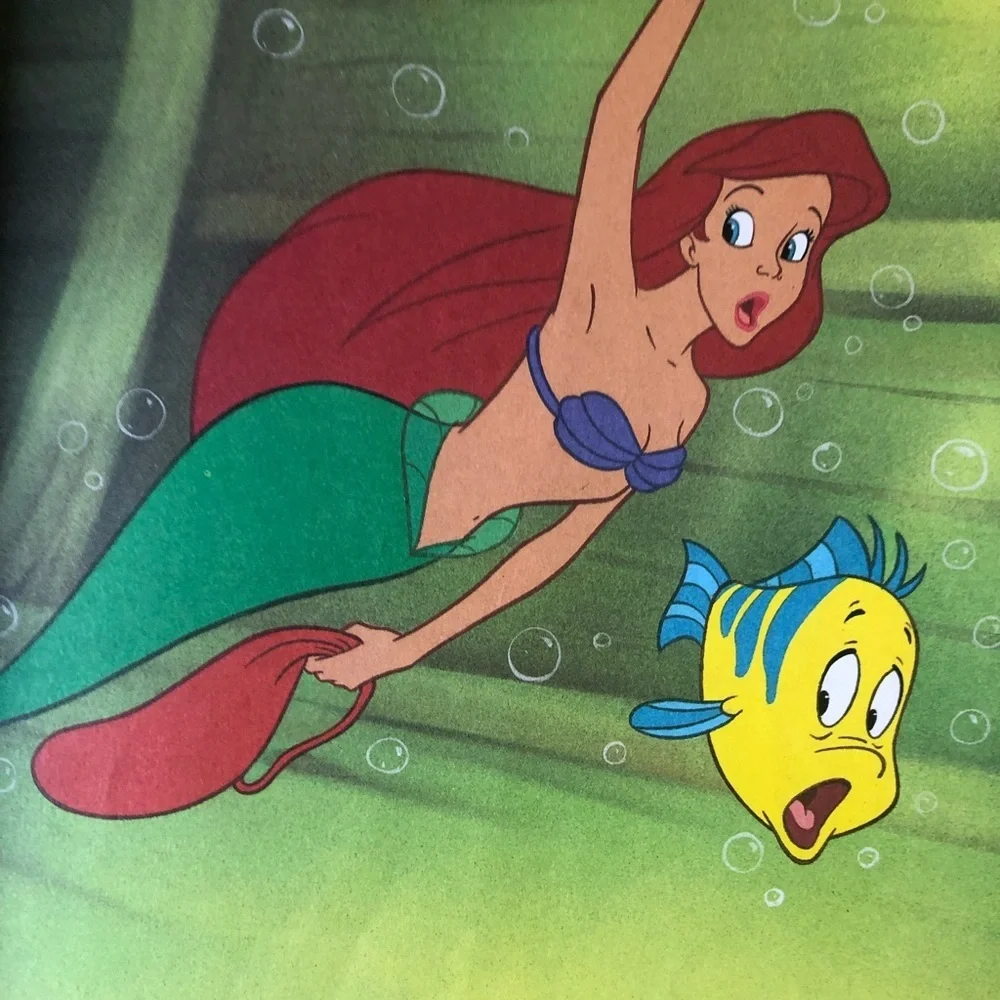 Disney “The Little Mermaid” hardback book